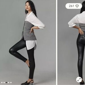 Anthropologie sanctuary runway faux leather legging